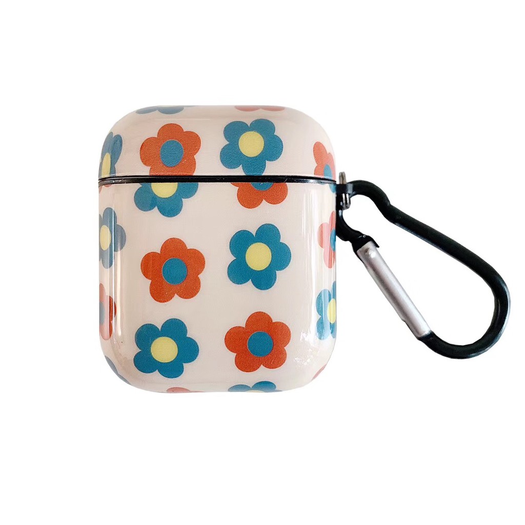 Casing AirPod Charging Headphone Case Full Flower Ins style Pattern AirPods Case For AirPods 1 and AirPod 2