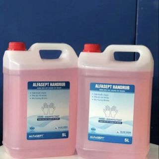 [Xả lỗ] Nước rửa tay Khô sát khuẩn Alfasept can 5 lít
