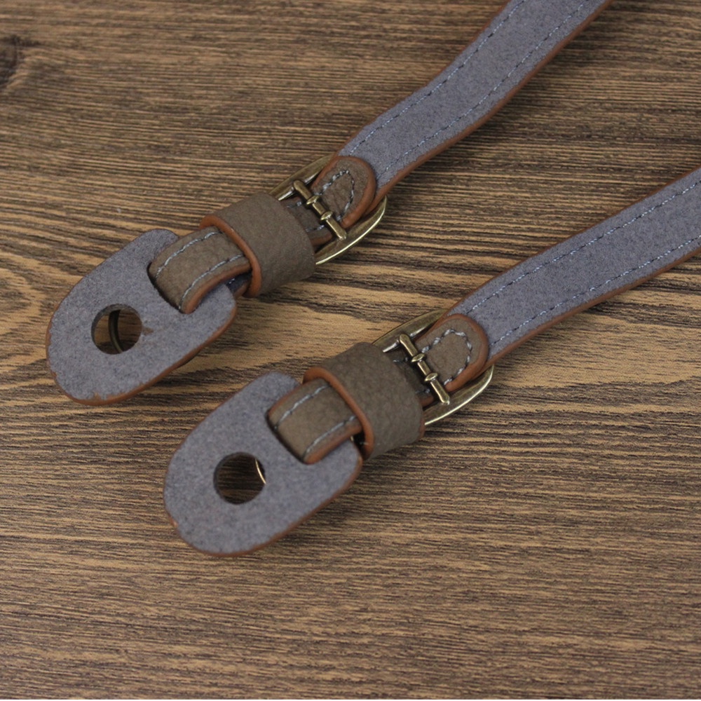 Dây Da Đeo Máy Ảnh Kèm Móc Khóa Tôm Hùm