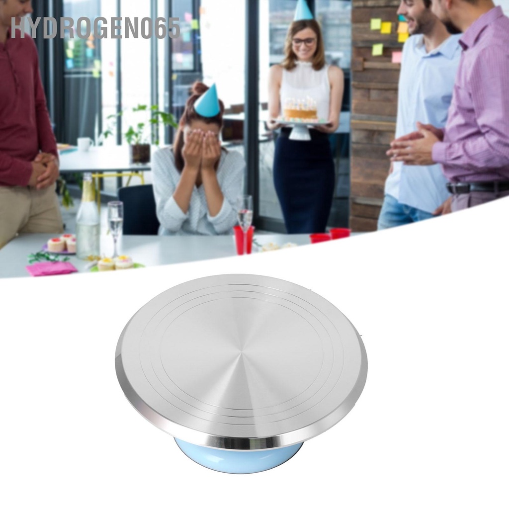Hydrogen065 Bánh quay hợp kim nhôm Bàn xoay 12 inch trang trí Công cụ làm bánh