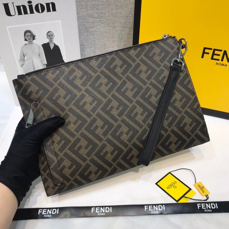 Túi vi, tui Clutch da thật cao cấp Fendi  FD mẫu mới nhất đang thịnh hành