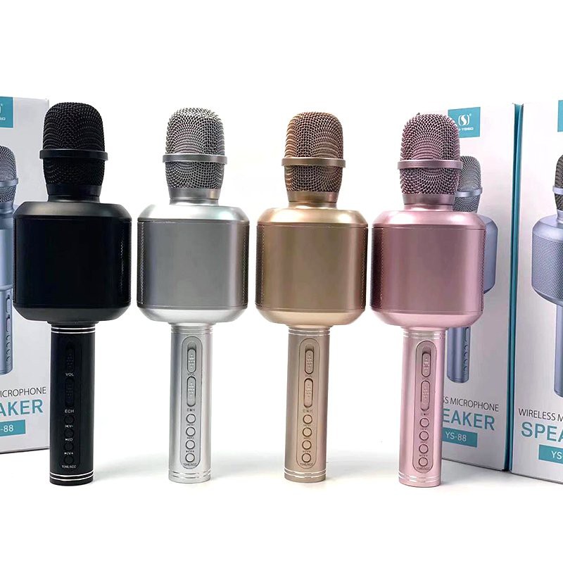 Micro karaoke bluetooth YS 88 89 Micro kiêm loa karaoke SU YOSD - Chỉnh echo ngay trên mic - Tích hợp thay đổi giọng nói