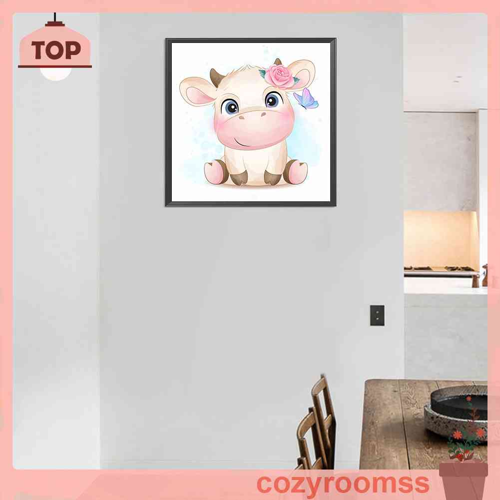 Bộ Tranh Đính Đá 5D Họa Tiết Hoạt Hình Động Vật Dễ Thương Độc Đáo DIY