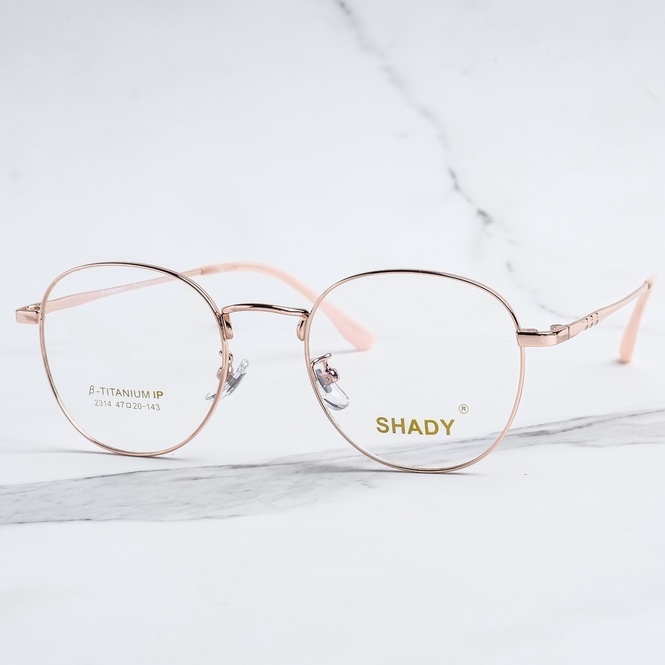 Gọng Kính Cận Titanium Shady Unisex G2303