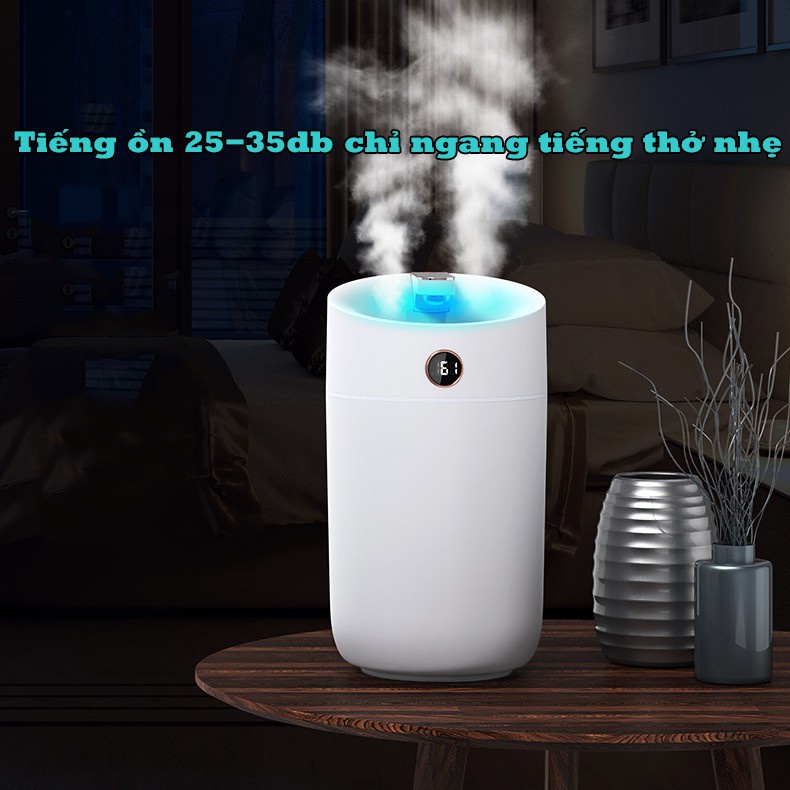 Máy Phun Sương Tạo Ẩm Máy Xông Tinh Dầu X12 Dung Tích 3L Tạo Độ Ẩm Phòng Điều Hòa , Trên Oto