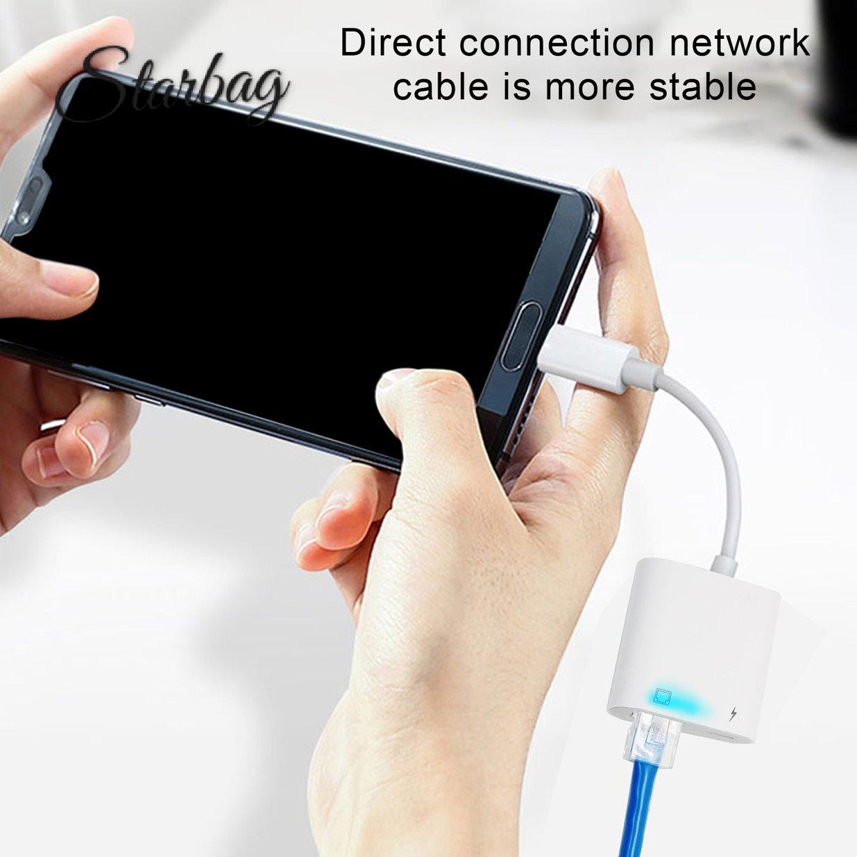 Bộ Chuyển Đổi Mạng Type-C Sang Rj45 100m | BigBuy360 - bigbuy360.vn