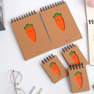 SỔ LÒ XO CÀ RỐT CỠ LỚN SIÊU CUTE