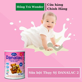 Sữa bột Danalac nhập khẩu Thụy Sĩ - Hộp 800g Hồng Trà Wonder