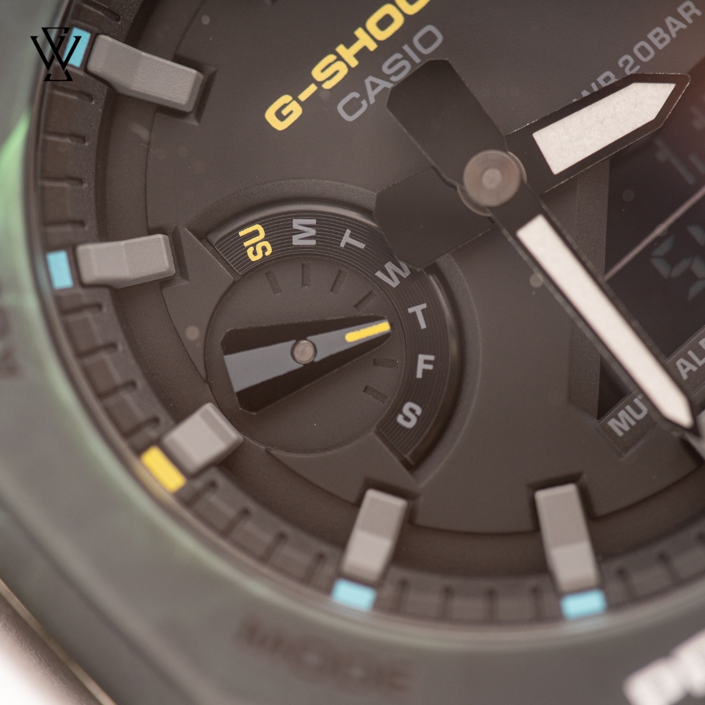 Đồng Hồ Điện Tử Nam Casio G-Shock WATCHSTORE GA-2100FR-3ADR Thiết Kế Mặt Kính Khoáng 45.4mm, Dây Và Vỏ Nhựa Bền Bỉ