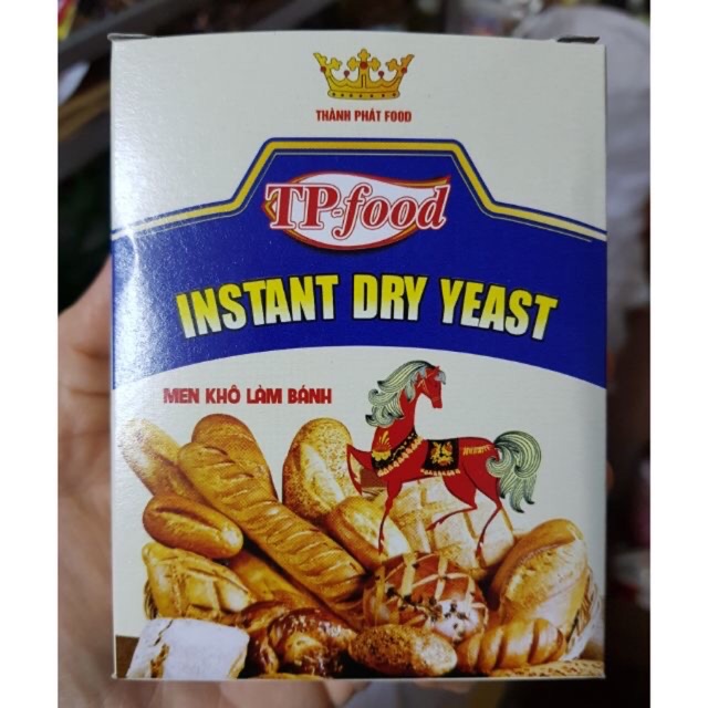 Bột nở làm bánh mì, men khô Instant dry yeast 10g