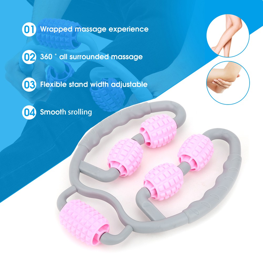 Con lăn massage chân thon gọn bắp chân, vòng mát xa thư giãn con lăn thể dục yoga massage