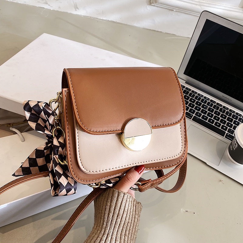 [AFF7SPP Giảm 30K đơn 150K] Túi đeo chéo nắp gập cao cấp kèm dây buộc Ảnh thật [BELI12]