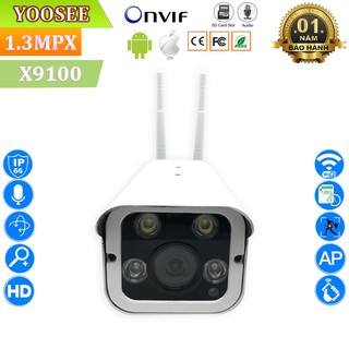 Camera giám sát ngoài trời yoosee x9100 full hd 960p - hỗ trợ đàm thoại 2 chiều