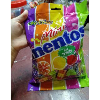 Kẹo Mentos màu tự nhiên