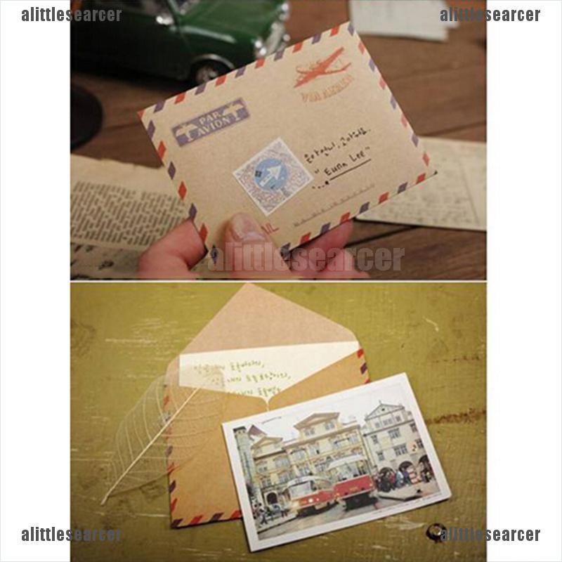 NEW Bộ 10 Bìa Thư Phong Cách Vintage