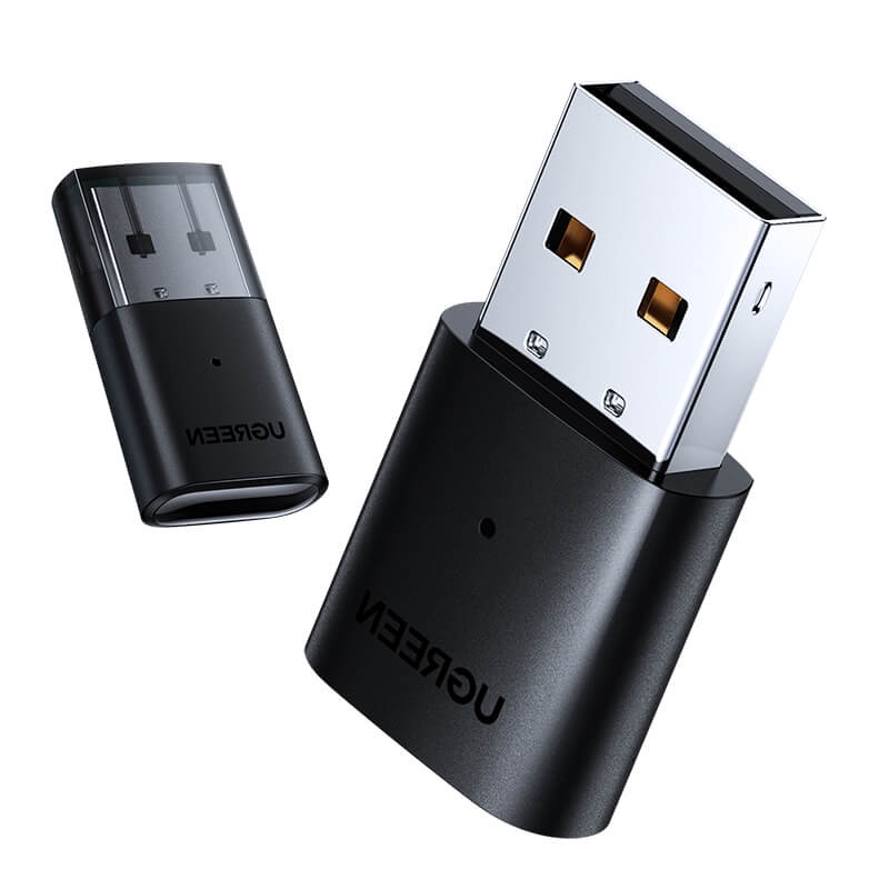 USB Bluetooth 5.0 Ugreen 80889 - Chuẩn Bluetooth 5.0, kết nối tối đa 5 thiết bị, phạm vi phủ sóng lên tới 20 mét