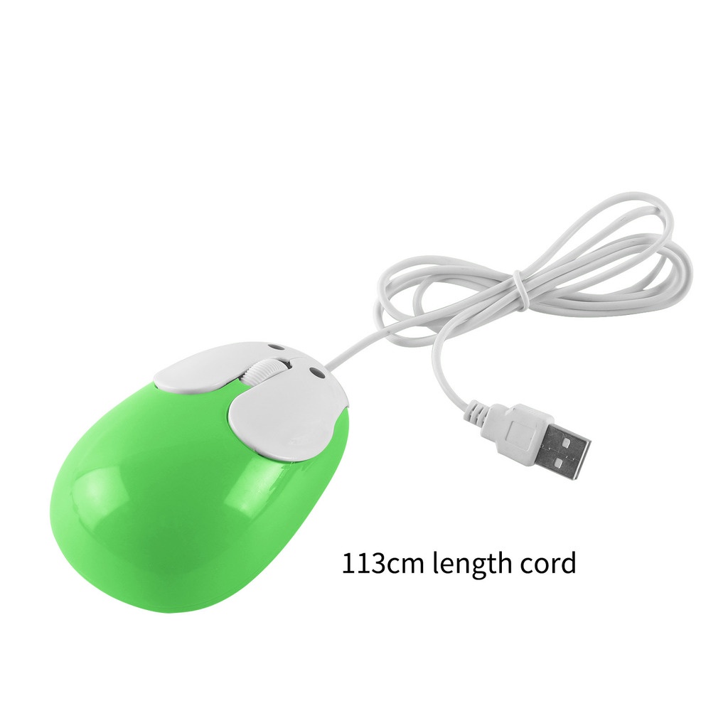 Chuột Máy Tính Có Dây Hình Thỏ 3D 1600 DPI Dễ Thương