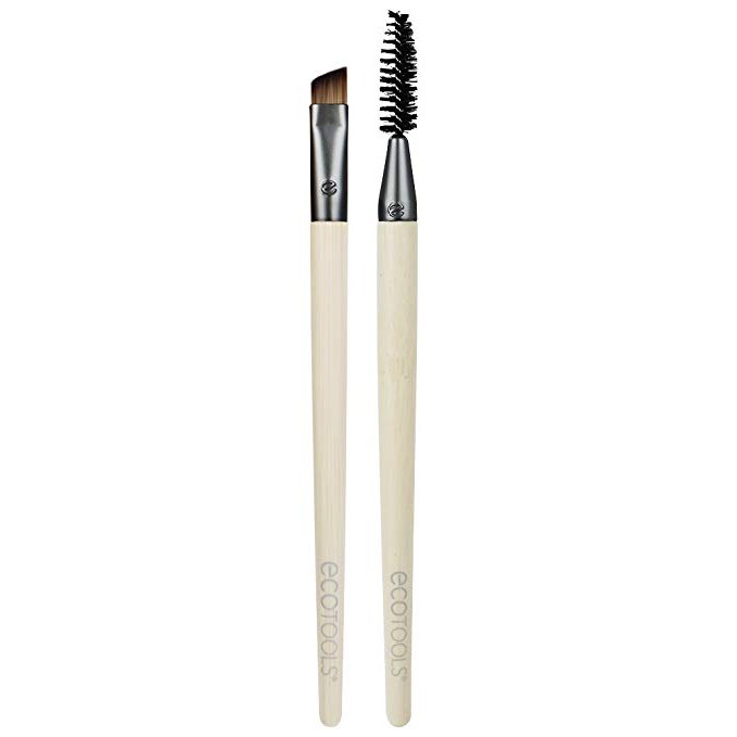 Set cọ kẻ và chuốt lông mày Ecotools  Bamboo Brow Shaping Duo