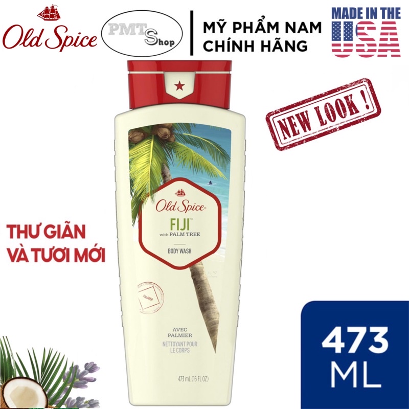 Sữa tắm nam Gel Old Spice Fiji with Palm Tree 473ml