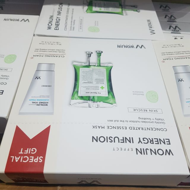 SÉT MẶT NẠ WONJIN + Túy sữa rửa mặt 80ml