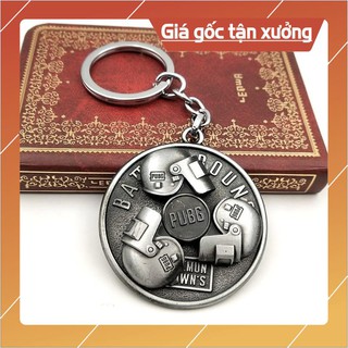 Móc khóa khiên xoay logo