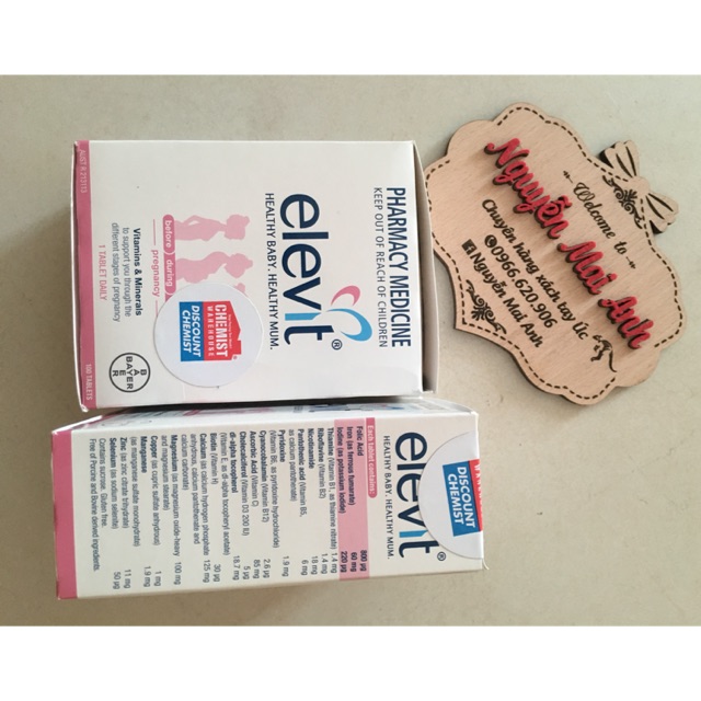 Vitamin tổng hợp Elevit bầu Úc