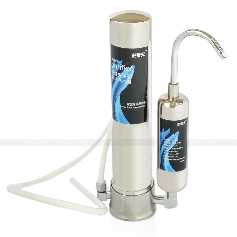 Máy lọc nước mini, máy lọc nước trực tiếp tại vòi WATER PURIFIER - Lõi lọc than hoạt tính, nước tinh khiết