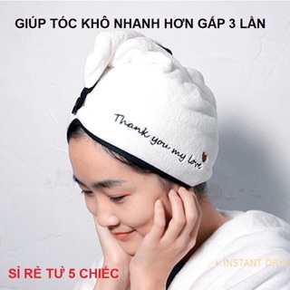 Khăn quấn, lau khô tóc siêu tốc