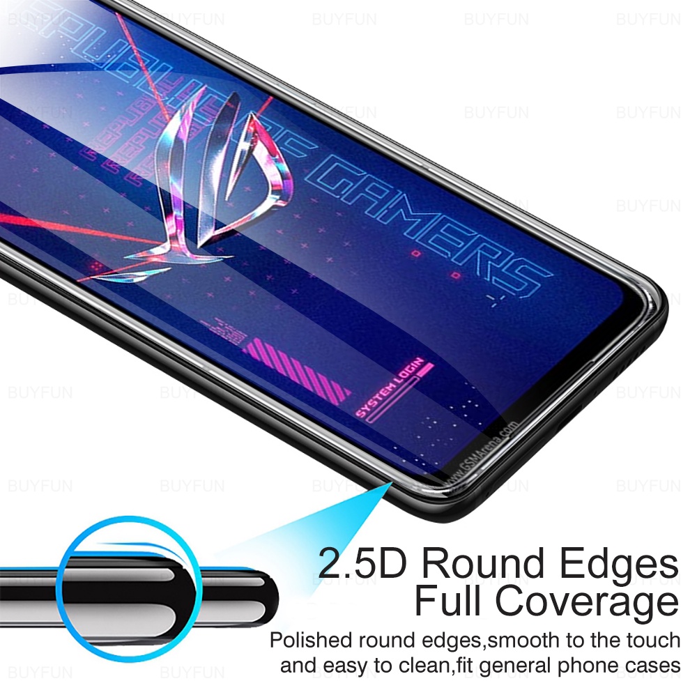 Set 3 Kính Cường Lực Bảo Vệ Màn Hình Điện Thoại Asus ROG Phone 6 Pro Rogphone 6 6pro Rogphone6 Rogphone6pro
