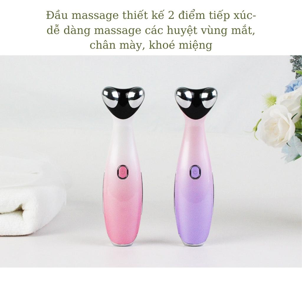 Máy massage mắt Công nghệ nâng cơ RF D118- matxa giảm thâm mắt, bọng mắt, nếp nhăn Dinh Dinh - Máy làm đẹp