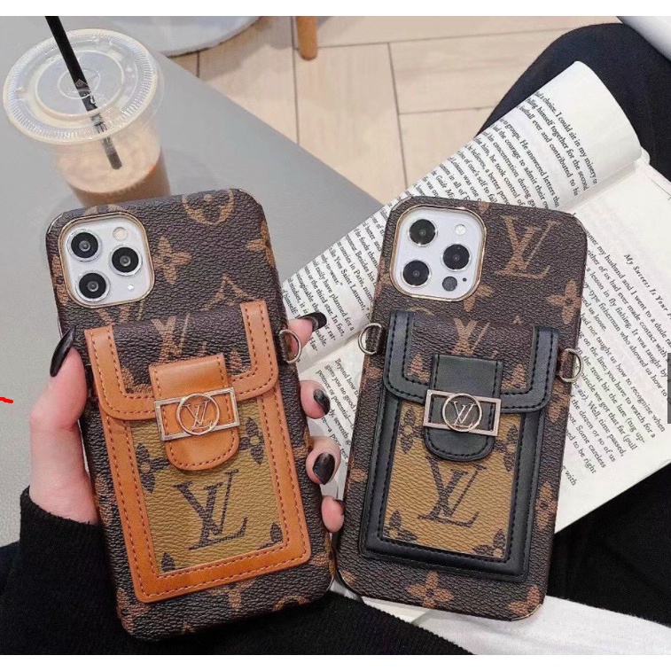 Ốp ví cài thẻ và tiền tặng kèm dây đeo cho IP XSM |11 |11PRO| 11PRM | IP12 | 12PRO| 12PRM | 13| 13PR| 13PRM