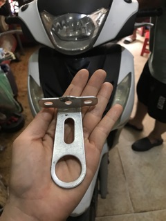 Cổ ngỗng xe đạp lắp đỡ giỏ xe đạp