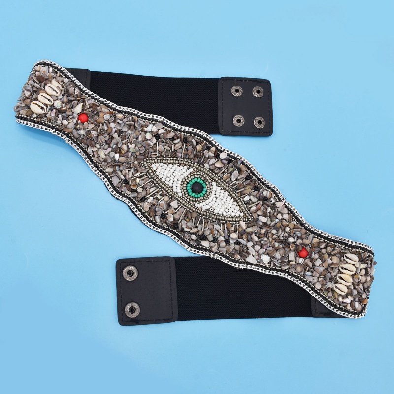 Thắt Lưng Co Giãn Định Hình Mắt Quỷ Thời Trang Tây Tạng Cho Nữ