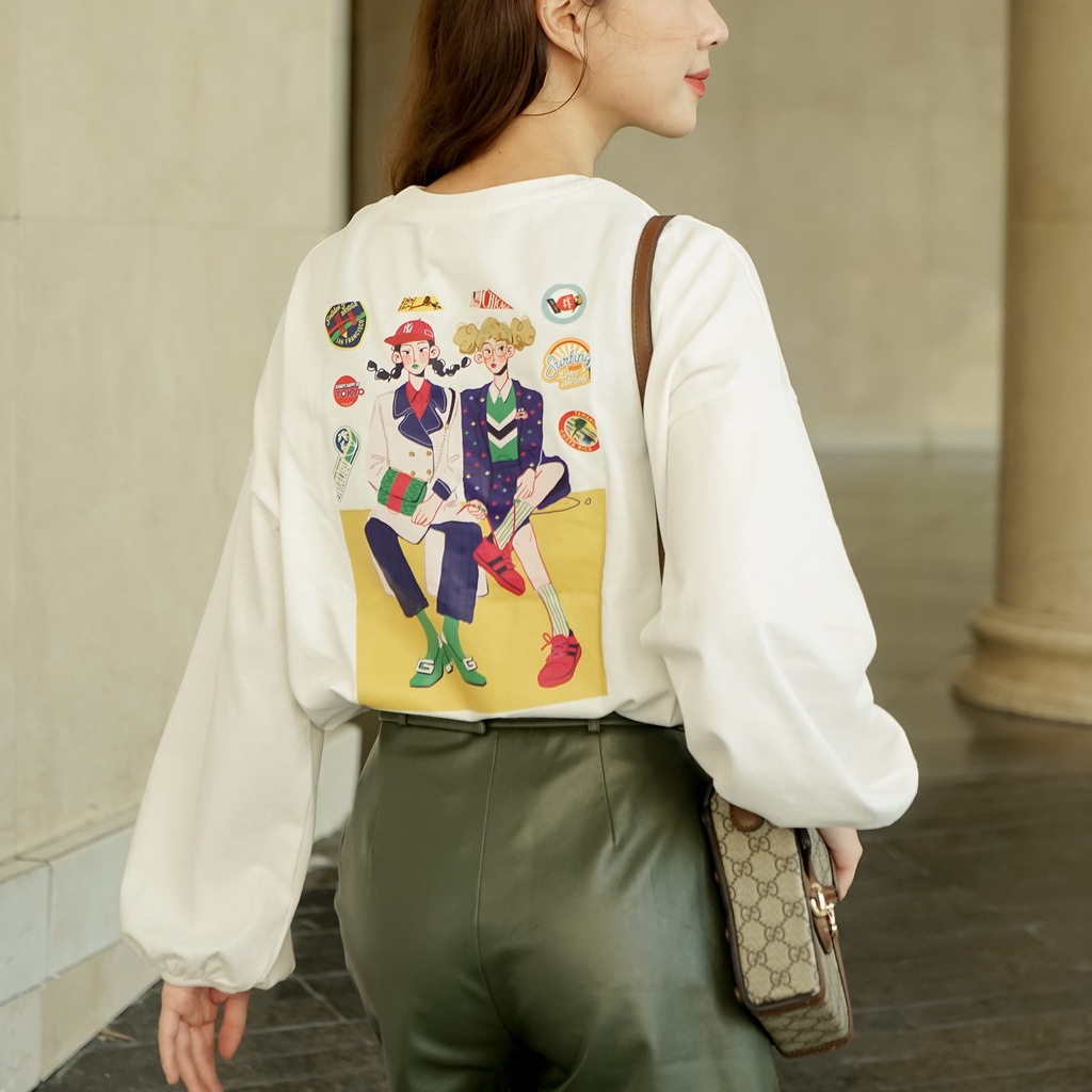 Áo thun dài tay cổ tròn Soul Sister [ Méo shop ] | BigBuy360 - bigbuy360.vn