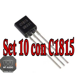 Set 10 transitor c1815 a1015