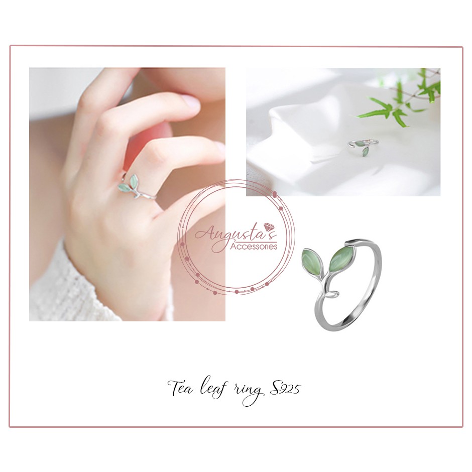 Tea Leaf Ring S925