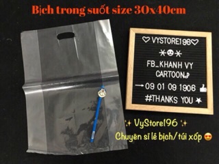 BỊCH/TÚI TRONG SUỐT ĐỰNG HÀNG HOÁ