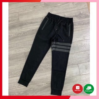 Quần dài thể thao nam chất nỉ 3 vạch hàng đẹp