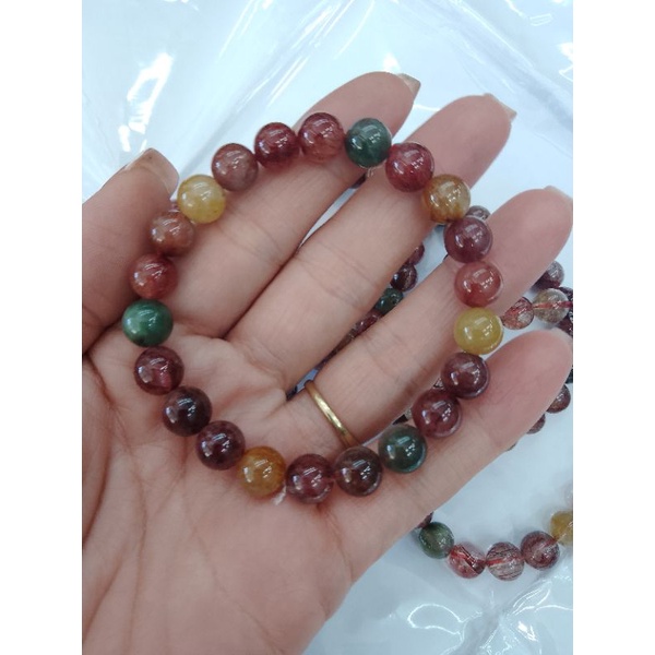 Vòng tay TA tóc tam tài may mắn có nhiều size bao kiểm định