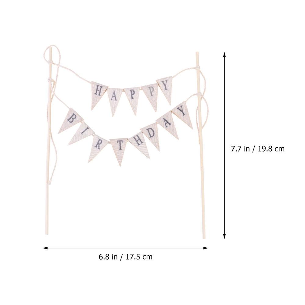 AUGUSTINA Topper Cắm Trang Trí Bánh Kem Hình Cờ Mỹ