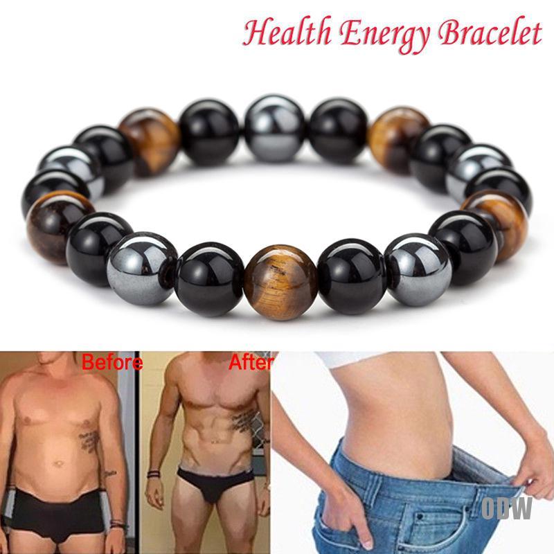 Vòng Tay Chuỗi Hạt Đá Hematite Giảm Cân