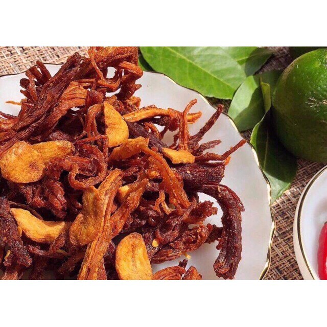 500G KHÔ HEO CHÁY TỎI THƠM NGON ĐẶC BIỆT [HUDO MART] | BigBuy360 - bigbuy360.vn