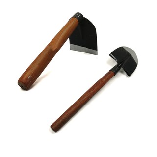 Bộ Cuốc và Xẻng cầm tay mini làm vườn tiện lợi cán gỗ