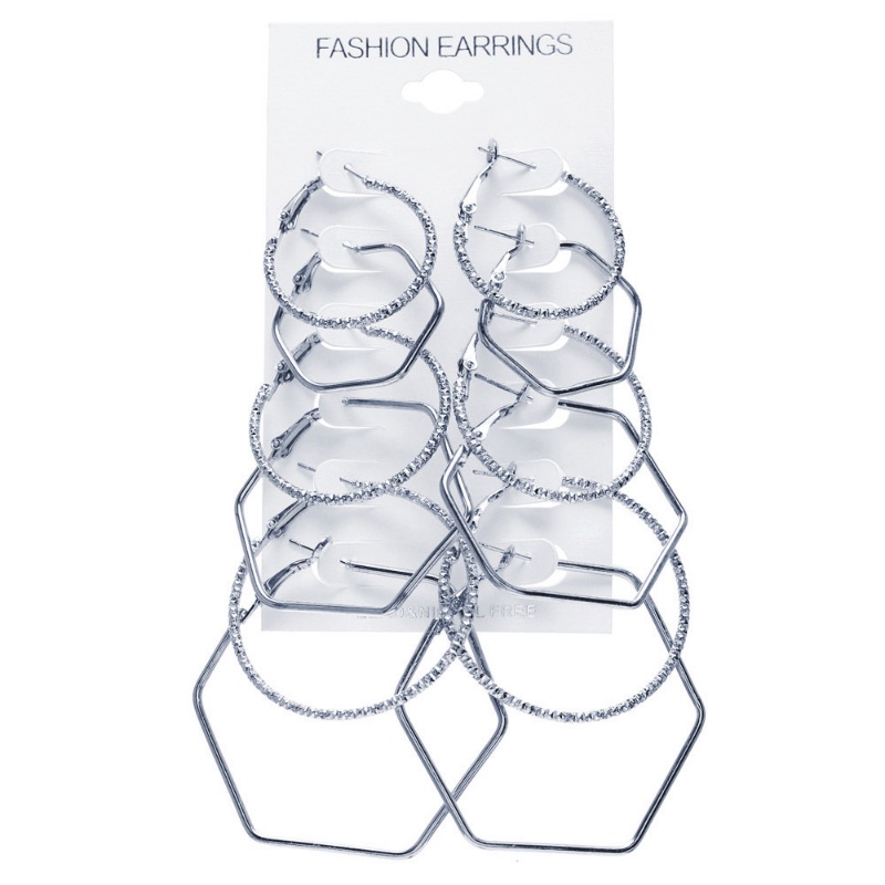 Set 6 Hoa Tai Phong Cách Âu Mỹ Thời Trang Cho Nữ