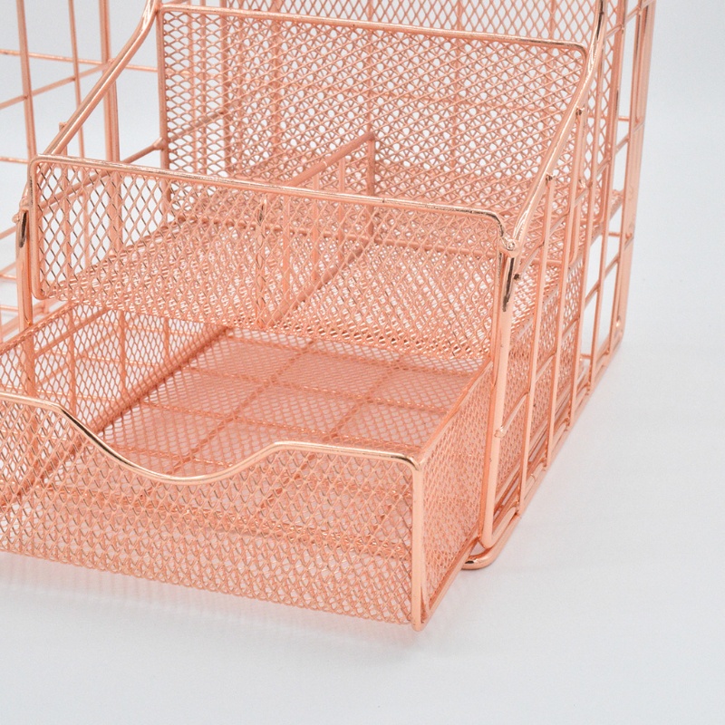 Giá Đựng Tài Liệu Để Bàn Màu Vàng Hồng Sang Trọng