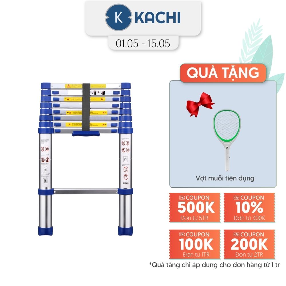 Thang Nhôm Rút Kachi MK235 2.6M - KM từ 1-15/3