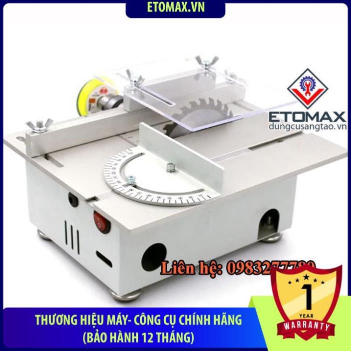 Máy cưa bàn mini đa năng V3, Mô tơ siêu khỏe, cưa cắt kết hợp khoan, mài, khắc