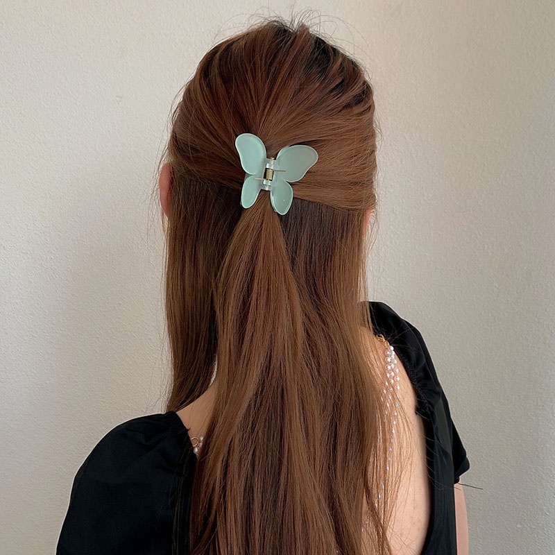 Kẹp Tóc Hình Bướm Ba Chiều Màu Sắc Ngọt Ngào Phong Cách Hàn Quốc