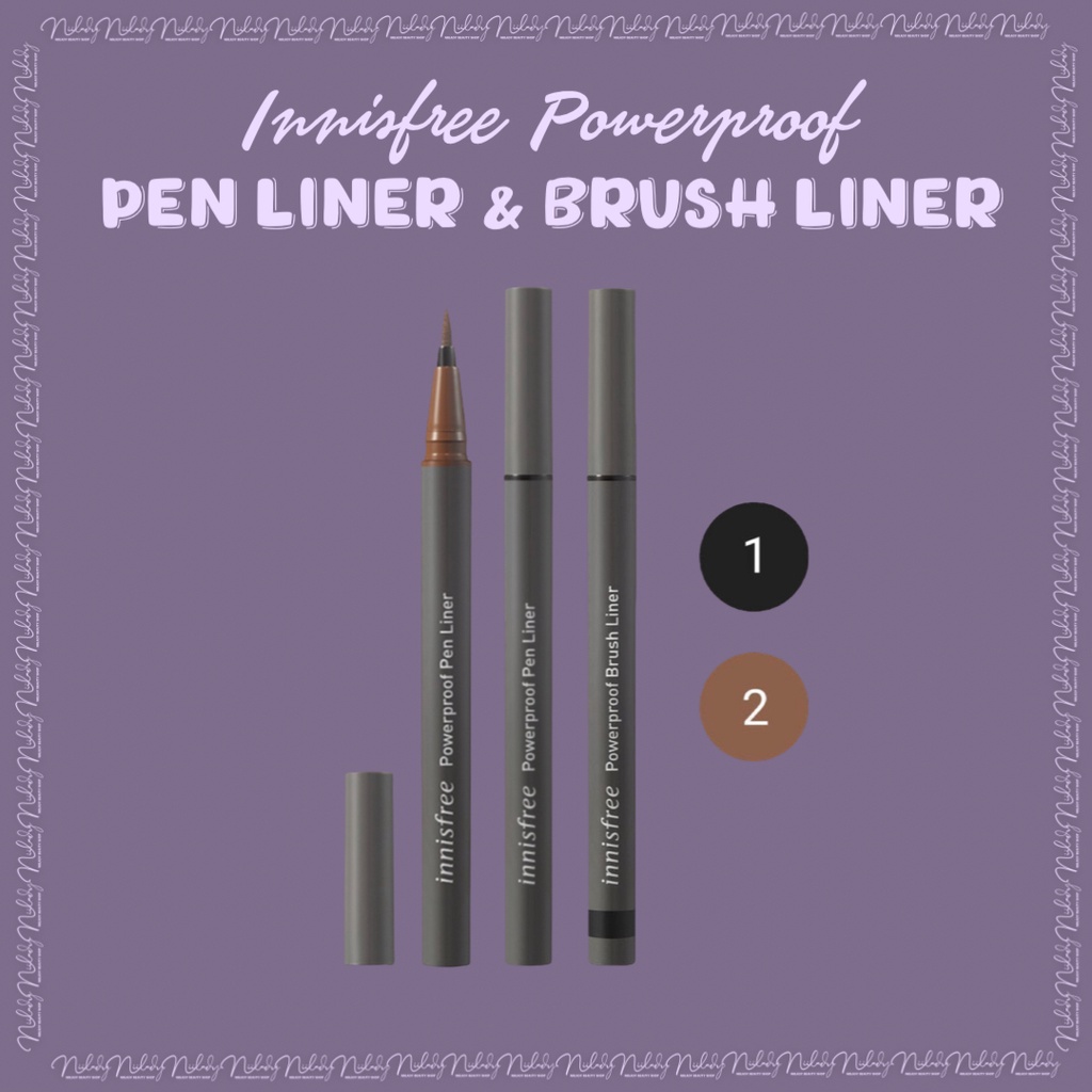 Kẻ mắt nước chống thấm Innisfree Powerproof Brush Liner