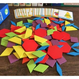 GHÉP HÌNH TƯ DUY PATTERN BLOCK 130 CHI TIẾT